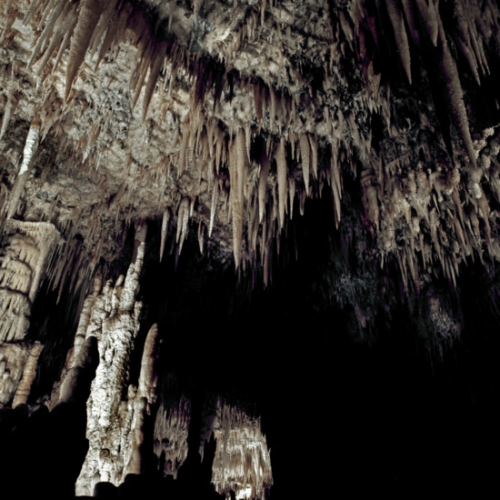 Nature, Italy, region of Puglia 1975 Grotte di Catellana (Castellana caves).