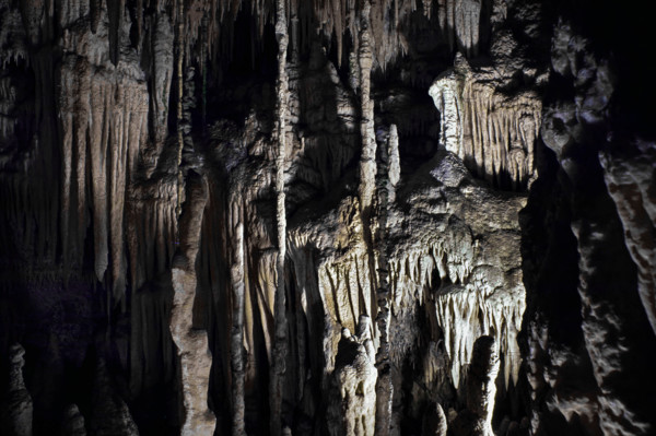Nature, Italy, region of Puglia 1975 Grotte di Catellana (Castellana caves).