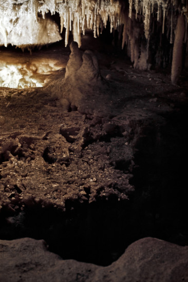 Nature, Italy, region of Puglia 1975 Grotte di Catellana (Castellana caves).