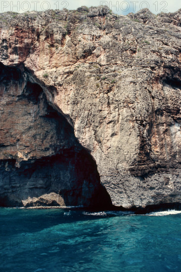 Nature, Italy, region of Puglia 1975 Costa del Salento (Salento coast).
