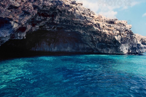 Nature, Italy, region of Puglia 1975 Costa del Salento (Salento coast).