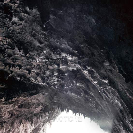 Nature, Italy, region of Puglia 1975 Costa del Salento-Grotta Zinzulusa (Salento coast- Zinzulusa cave).