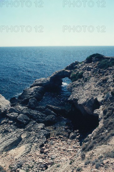 Nature, Italy, region of Puglia 1975 Isole Tremiti (Tremiti islands).