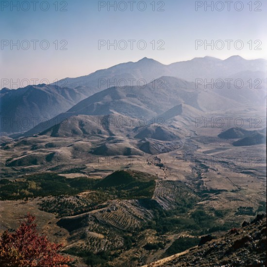 Nature, Italy, region of Calabria 1975 Comprensorio del Pollino - Monte Pollino (Pollino Mountain-Calabria National Park).