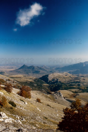 Nature, Italy, region of Calabria 1975 Comprensorio del Pollino - Monte Pollino (Pollino Mountain-Calabria National Park).