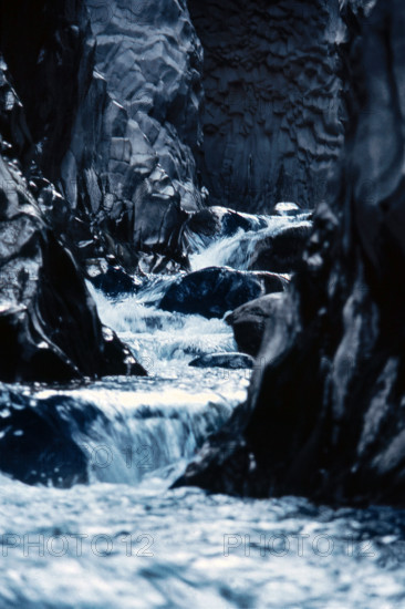 Nature, Italy, region of Sicilia Gole dell'Alcantara (Alcantara Gorges).