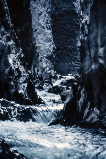 Nature, Italy, region of Sicilia Gole dell'Alcantara (Alcantara Gorges).