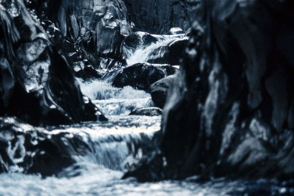 Nature, Italy, region of Sicilia Gole dell'Alcantara (Alcantara Gorges).