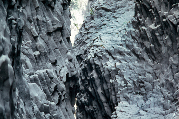 Nature, Italy, region of Sicilia Gole dell'Alcantara (Alcantara Gorges).
