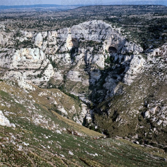 Nature, Italy, region of Sicilia Valle del Cassibile (Cassibile Valley).