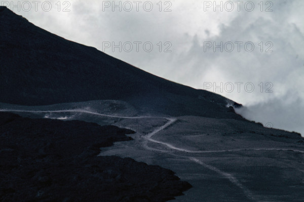 Nature, Italy, region of Sicilia Monte Etna Vulcano (Etna Mountain Volcano).
