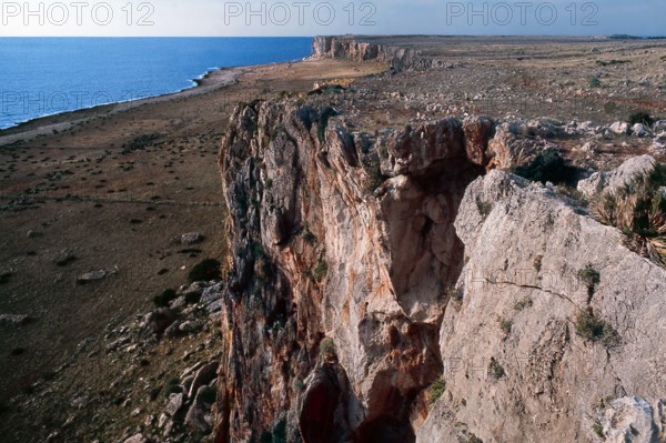 Nature, Italy, region of Sicilia 1975 Capo Sanvito (San Vito Cape).