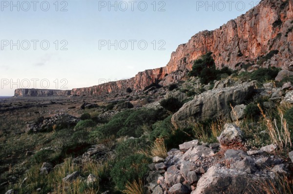 Nature, Italy, region of Sicilia 1975 Capo Sanvito (San Vito Cape).