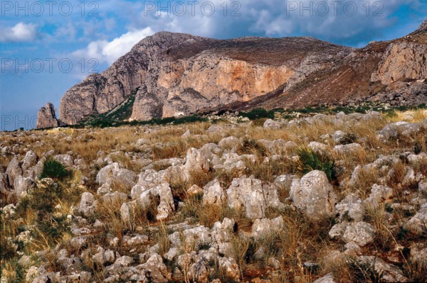 Nature, Italy, region of Sicilia 1975 Capo Sanvito (San Vito Cape).