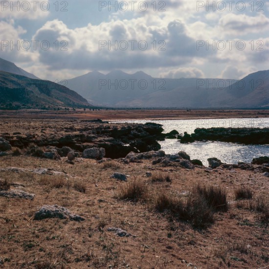 Nature, Italy, region of Sicilia 1975 Monte Cofano (Cofano Mountain).