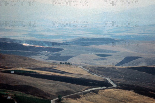Nature, Italy, region of Sicilia 1975 Piana degli Albanesi (Albanesi Plain).