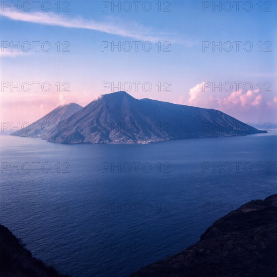Nature, Italy, region of Sicilia 1975 Isole Eolie, Isola di Salina, Isola di Stromboli (Aeolian Islands,  Salina Island, Sromboli Island).