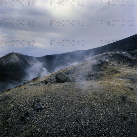 Nature, Italy, region of Sicilia 1975 Isole Eolie, Isola di Vucano (Aeolian Islands, Vulcano Island).
