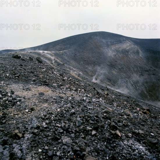 Nature, Italy, region of Sicilia 1975 Isole Eolie, Isola di Vucano (Aeolian Islands, Vulcano Island).