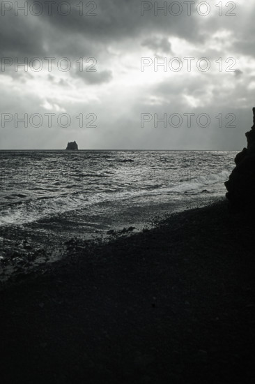 Nature, Italy, region of Sicilia 1975 Isole Eolie, Isola di Stromboli (Aeolian Islands, Stromboli  Island).