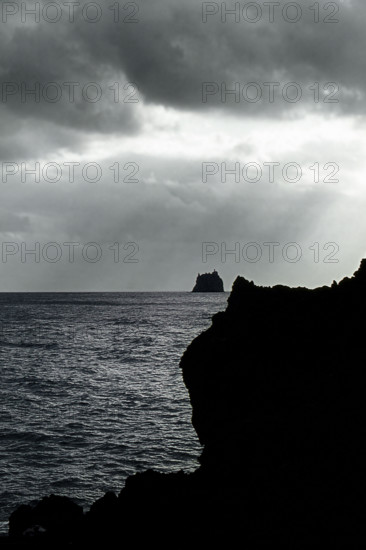 Nature, Italy, region of Sicilia 1975 Isole Eolie, Isola di Stromboli (Aeolian Islands, Stromboli  Island).