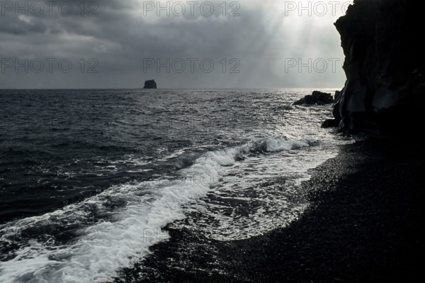 Nature, Italy, region of Sicilia 1975 Isole Eolie, Isola di Stromboli (Aeolian Islands, Stromboli  Island).