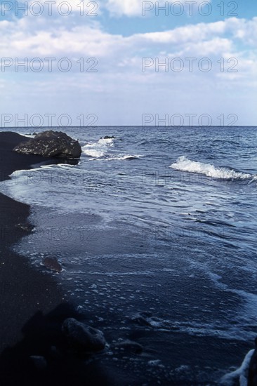 Nature, Italy, region of Sicilia 1975 Isole Eolie, Isola di Stromboli (Aeolian Islands, Stromboli  Island).