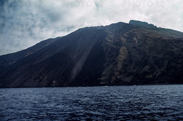 Nature, Italy, region of Sicilia 1975 Isole Eolie, Isola di Stromboli (Aeolian Islands, Stromboli  Island).