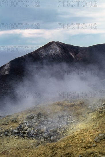 Nature, Italy, region of Sicilia 1975 Isole Eolie, Isola di Vucano (Aeolian Islands, Vulcano Island).