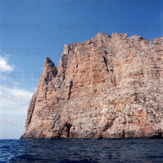 Nature, Italy, region of Sicilia 1975 Isole Egadi, Isola di Marettimo (Egadi Islands,  Marettimo Island).