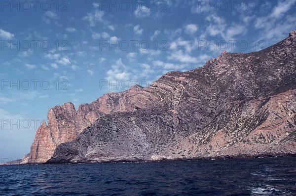 Nature, Italy, region of Sicilia 1975 Isole Egadi, Isola di Marettimo (Egadi Islands,  Marettimo Island).