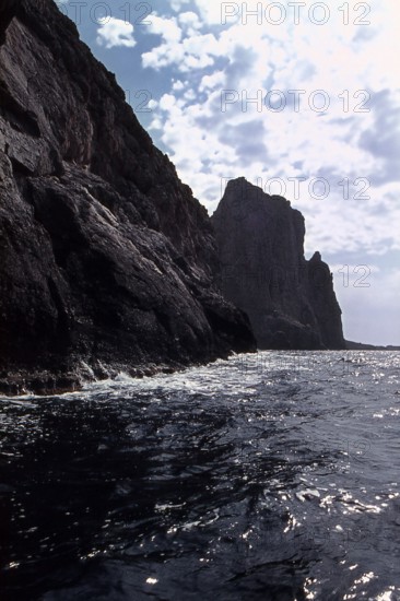 Nature, Italy, region of Sicilia 1975 Isole Egadi, Isola di Marettimo (Egadi Islands,  Marettimo Island).