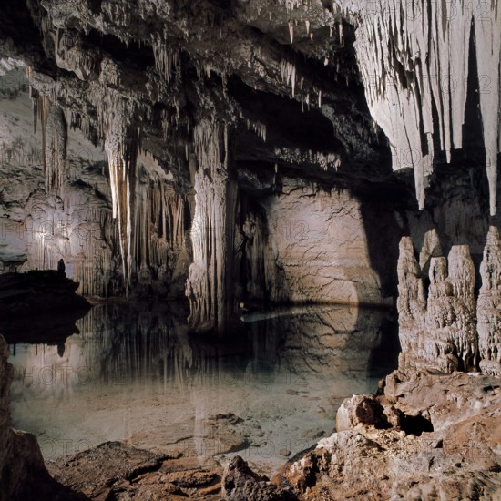 Nature, Italy, region of Sardegna 1975 Riviera del Corallo - Capo Caccia - Grotte di Nettuno (Coral Riviera - Caccia Cape - Neptune Caves).