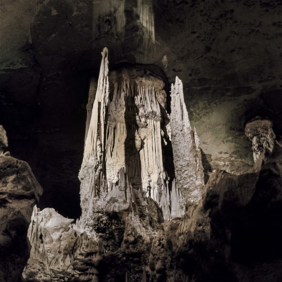 Nature, Italy, region of Sardegna 1975 Riviera del Corallo - Capo Caccia - Grotte di Nettuno (Coral Riviera - Caccia Cape - Neptune Caves).