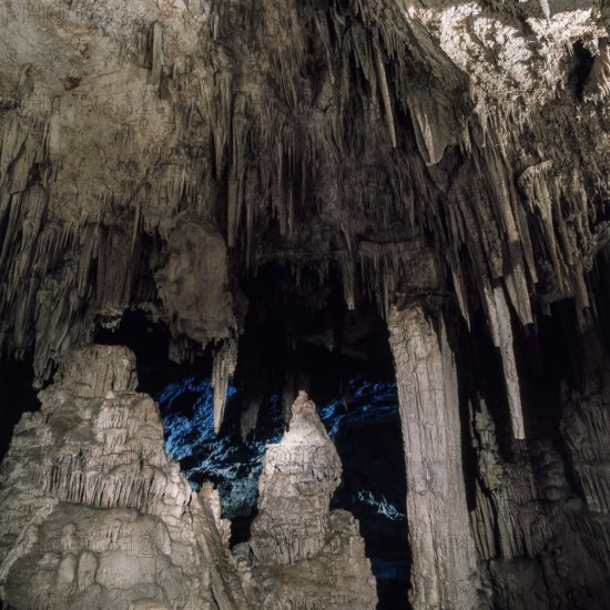 Nature, Italy, region of Sardegna 1975 Riviera del Corallo - Capo Caccia - Grotte di Nettuno (Coral Riviera - Caccia Cape - Neptune Caves).