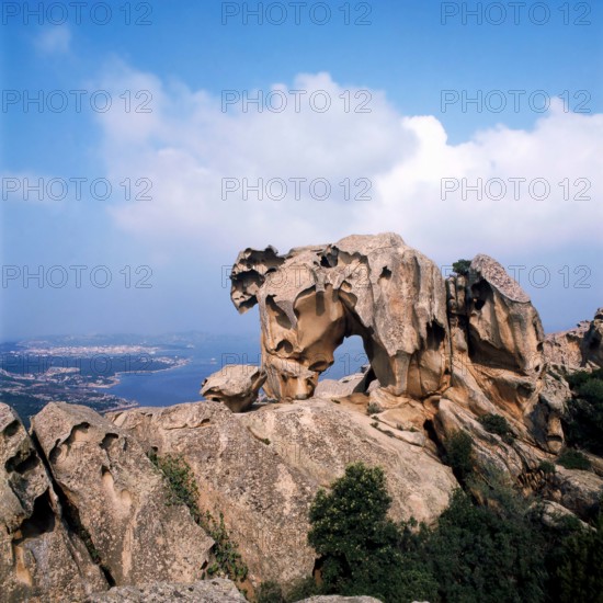 Nature, Italy, region of Sardegna 1975 Gallura - Capo Orso (Bear Cape).