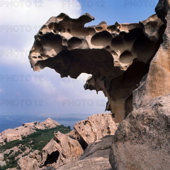 Nature, Italy, region of Sardegna 1975 Gallura - Capo Orso (Bear Cape).
