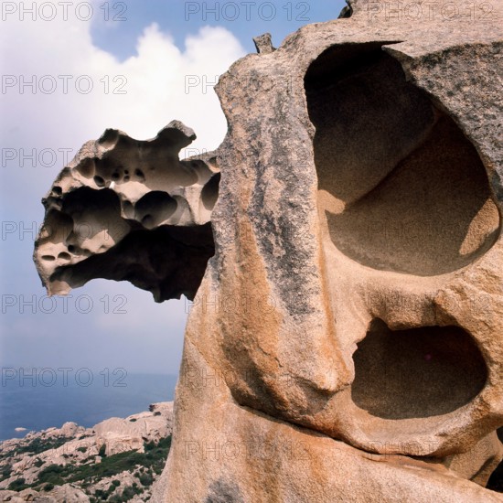 Nature, Italy, region of Sardegna 1975 Gallura - Capo Orso (Bear Cape).