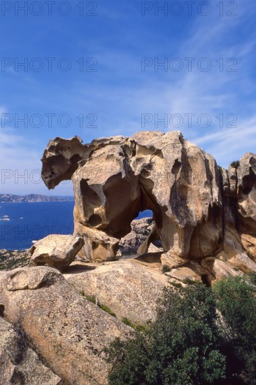 Nature, Italy, region of Sardegna 1975 Gallura - Capo Orso (Bear Cape).