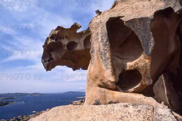 Nature, Italy, region of Sardegna 1975 Gallura - Capo Orso (Bear Cape).