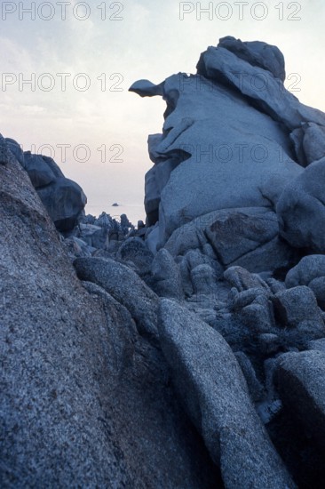 Nature, Italy, region of Sardegna 1975 Gallura - Capo Testa (Testa Cape).