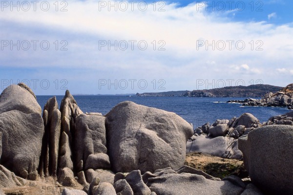 Nature, Italy, region of Sardegna 1975 Gallura - Capo Testa (Testa Cape).