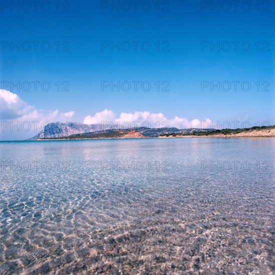 Nature, Italy, region of Sardegna 1975 Punta Coda Cavallo - Isola di Tavolara (Coda Cavallo Cape - Tavolara Island).