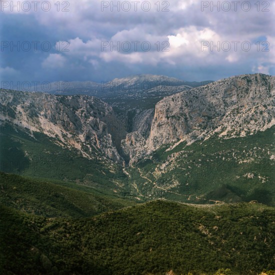 Nature, Italy, region of Sardegna 1975 Massiccio del Gannargentu (Gennargentu Massif).