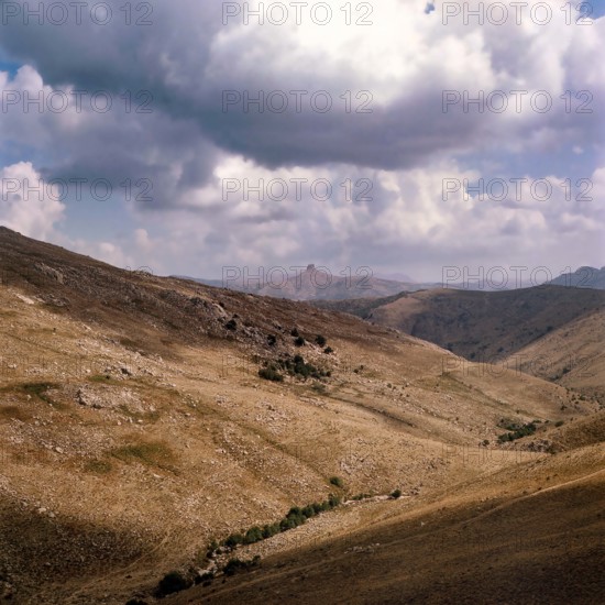 Nature, Italy, region of Sardegna 1975 Massiccio del Gannargentu (Gennargentu Massif).