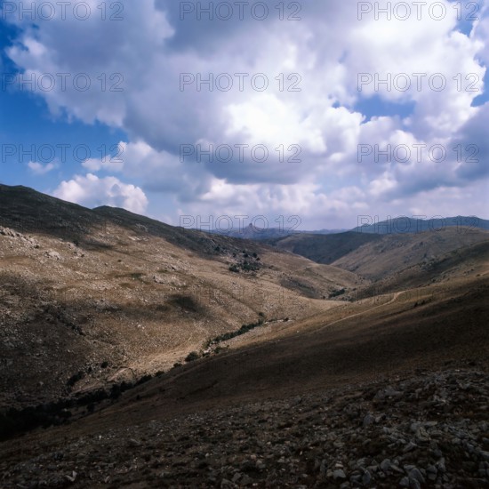 Nature, Italy, region of Sardegna 1975 Massiccio del Gannargentu (Gennargentu Massif).