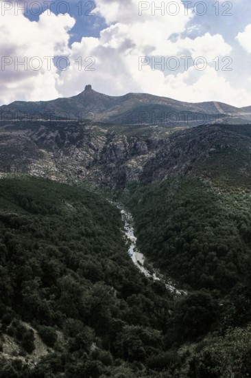 Nature, Italy, region of Sardegna 1975 Massiccio del Gannargentu (Gennargentu Massif).