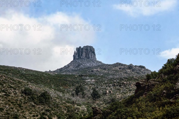 Nature, Italy, region of Sardegna 1975 Massiccio del Gannargentu (Gennargentu Massif).