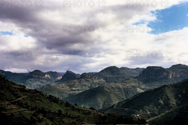 Nature, Italy, region of Sardegna 1975 Massiccio del Gannargentu (Gennargentu Massif).