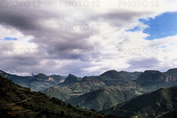 Nature, Italy, region of Sardegna 1975 Massiccio del Gannargentu (Gennargentu Massif).